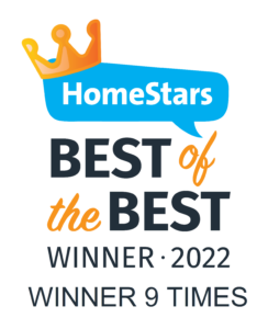 HomeStars best of the Best winner 2022 Winner 9 times